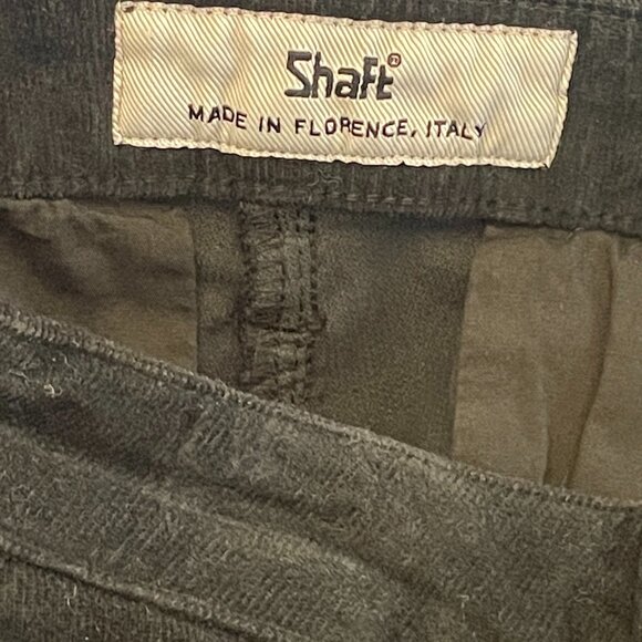 NWT $355 Black SHAFT Velvet Mara Jeans sz 30 / 44 M 10 Made in Italy - Picture 6 of 7